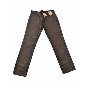 Levi’s 511 Slim Fit Coated Denim Jeans Dark Brown 31x30 NWT Waxed Style